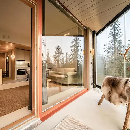 Beyond Levi Gielas B5 By Aavalevi Holidays, Ski-In Ski-Out, Mountain View Apartment Levi