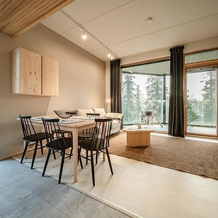 Aurora B5 Ski-in Ski-out, Mountain View By Aavalevi * Levi