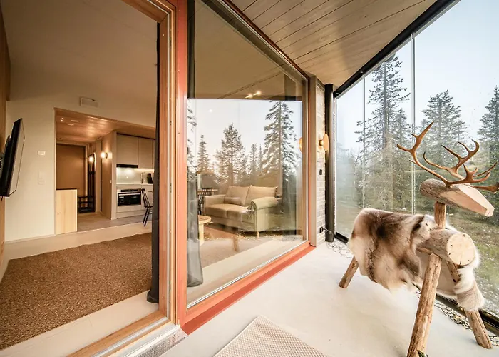 Aurora Gielas B5 Ski-in Ski-out, Mountain View By Aavalevi Apartament Levi